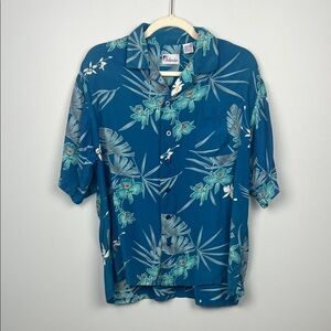 Vintage Islander large men’s button down Hawaiian tropical shirt